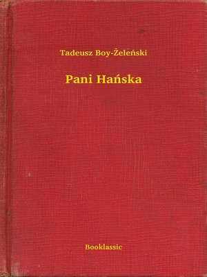cover image of Pani Hańska